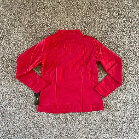 Natural Uniforms Modern Fit-Luxe Stretch Zip Up Scrub Jacket - Picture 2 of 4